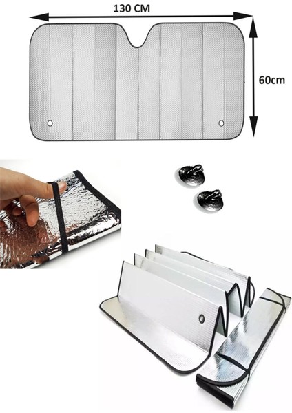 Araba Ön Cam Güneşlik Ultraviyole Güneş Korumalı 130X60 cm Ithal Oto Ön Cam Güneş Koruyucu modelleri