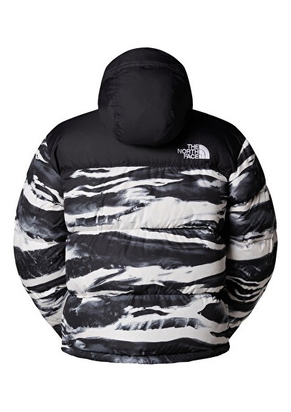 M 1996 Retro Nuptse Jacket -Print Erkek Outdoor Montu (700 Dolgu Kaz Tüyü) NF0A8D16DJI1 Siyah fiyatları