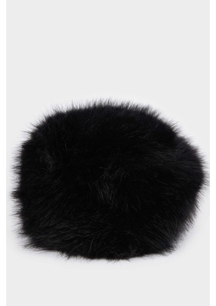 Kadın Pamuklu Pelüş Şapka E9959AXNS