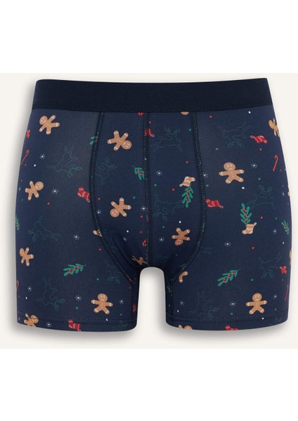 Yılbaşı Temalı Regular Fit Boxer F9939AX25WN