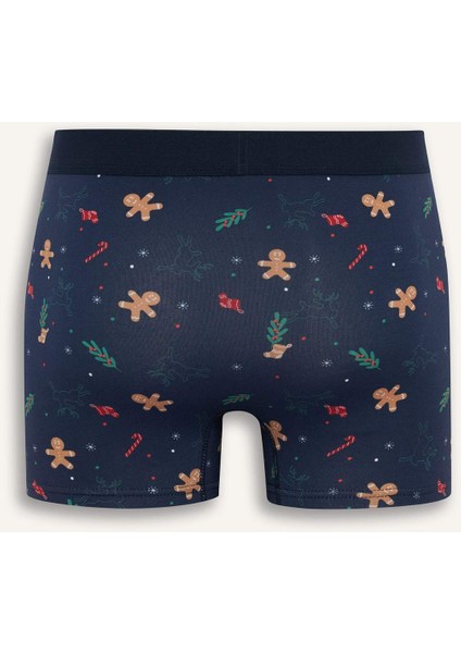 Yılbaşı Temalı Regular Fit Boxer F9939AX25WN fiyatları