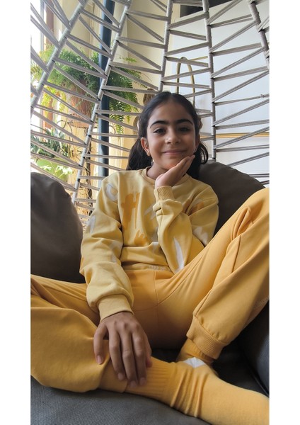 Erkek Kız Çocuk Alt Üst Takım Unisex Uzun Kollu Eşofman Rahat Spor Şık Modern Tasarım Ribanalı indirimleri