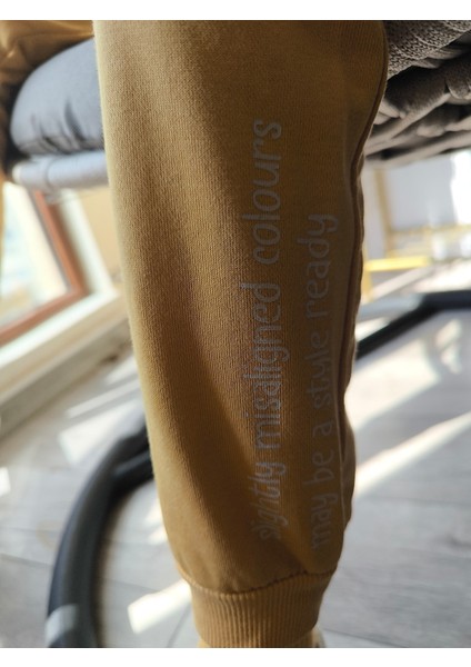 Erkek Kız Çocuk Alt Üst Takım Unisex Uzun Kollu Eşofman Rahat Spor Şık Modern Tasarım Ribanalı