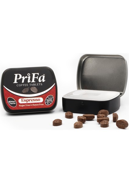 Espresso Bitter Kahve Tableti – Her Zaman, Her Yerde Su Gerektirmeyen Taşınabilir Kahve Deneyimi