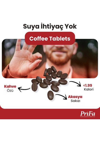 Espresso Bitter Kahve Tableti – Her Zaman, Her Yerde Su Gerektirmeyen Taşınabilir Kahve Deneyimi modelleri