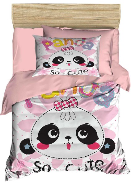 Yenidoğan Kız Bebek Nevresim Takımı &AMP;#37;100 Pamuklu Panda So Cute fiyatları