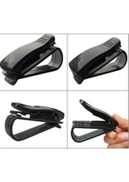 Araç Içi Gözlük Tutucu Araba Gözlük Klipsli Güneş Gözlüğü Aksesuarı Kredi Kartlık Klipsi indirimleri