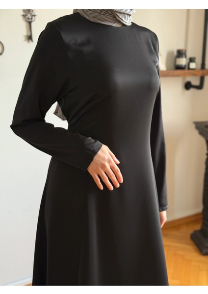 Pelerinli Bel Bağlamalı Elbise 1002 fırsatları