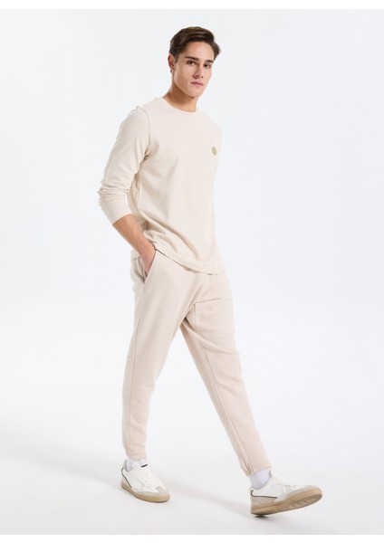 Yuvarlak Yaka Bej Erkek Sweatshırt 261 Lcm 241031 Lecosa Bej fiyatları