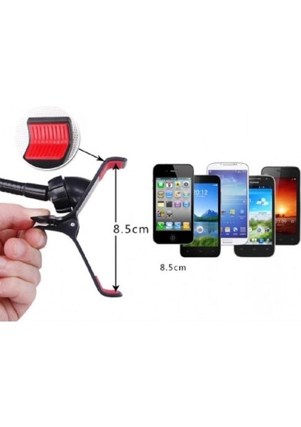 Akrobat Masa Telefon Tablet Tutucu Masa Tutacağı Siyah Siyah Poliüretan Tr fiyatları