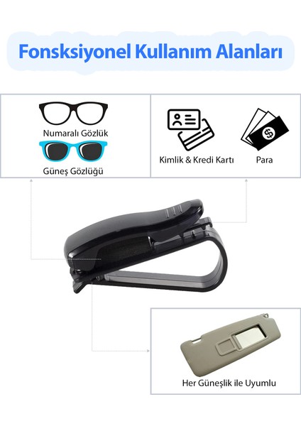 Oto Araç Içi Araba Gözlük Tutucu Mandal Klips Araba Güneş Gözlüğü Kartvizit Tutacağı Oto Organizer fiyatları