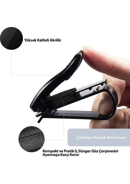 Oto Araç Içi Araba Gözlük Tutucu Mandal Klips Araba Güneş Gözlüğü Kartvizit Tutacağı Oto Organizer fırsatları