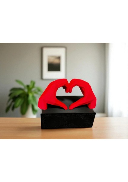 Eller Kalp Figürü – 3D Baskı Aşk Sembolü modelleri