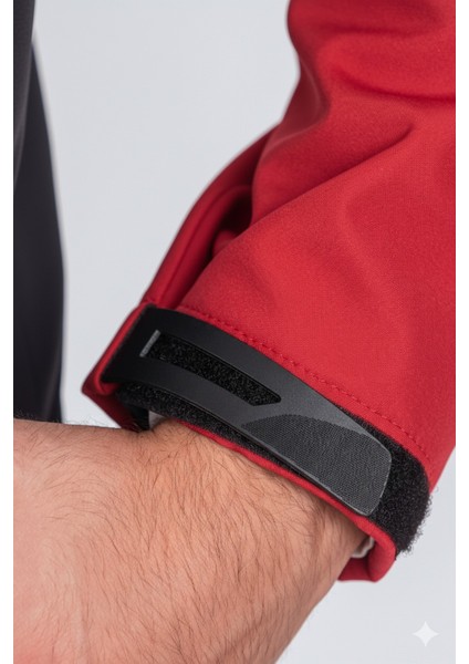 Suya Dayanıklı Slim Fit Softshell Kapüşonlu Erkek Mont modelleri