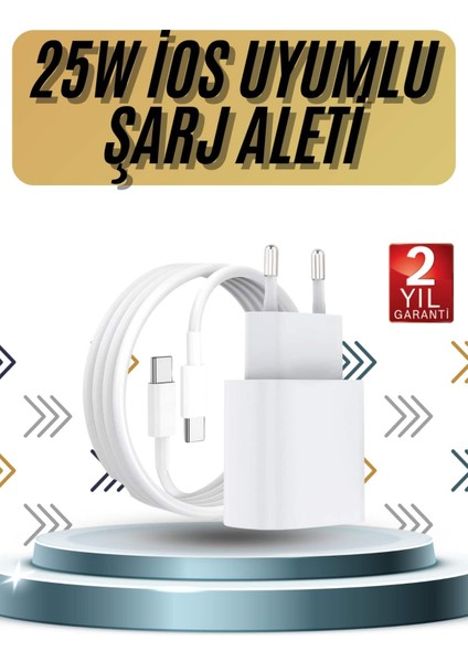 15/pro/pro Max 20W Ios Uyumlu Hızlı Şarj Aleti Adaptörlü Beyaz - N547J757-M91547