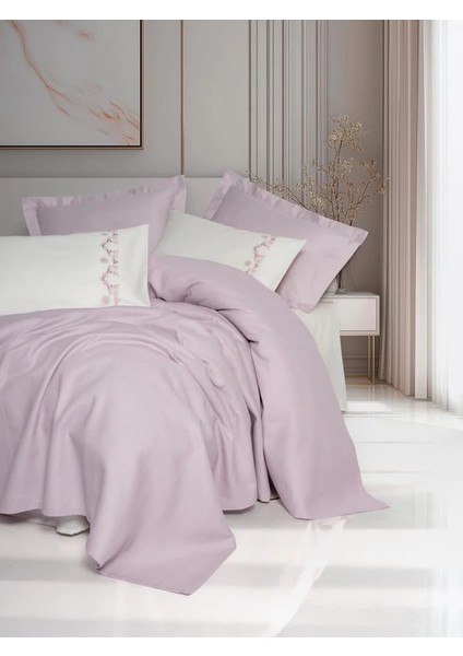 Cotton Box Serenity Bambu Çift Kişilik Pike Takımı Vaila Lila fırsatları