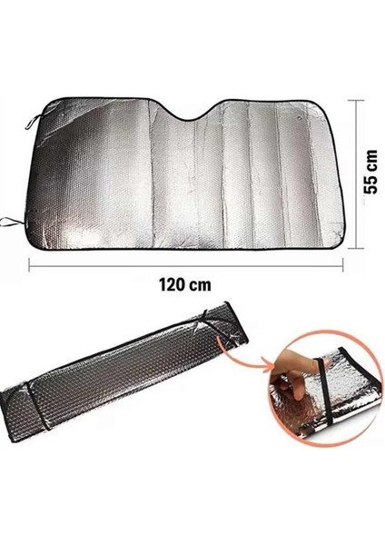 Güneşlik Koruyucu Perde Metalize Oto Araç Araba Güneşliği Ön Cam Güneşliği - N707J922-M02 indirimleri