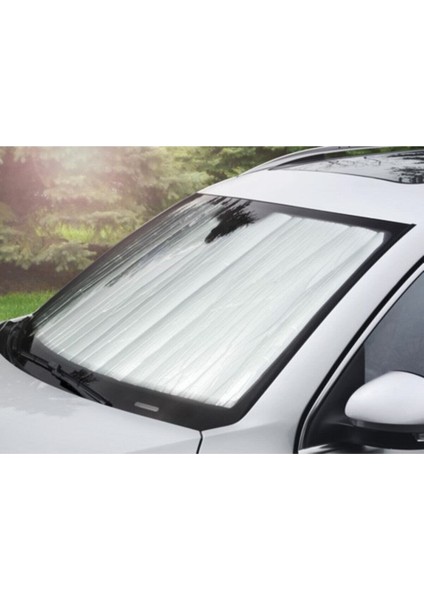 Araç Otomobil Güneş Işığından Koruyucu Ön Cam Perde 130CM x 60CM