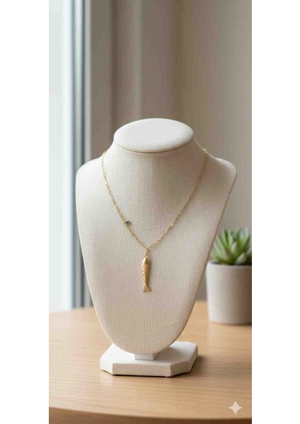 Yeni Trend Bolluk Bereket ve Şans Için Gold Balık Kolye fiyatları