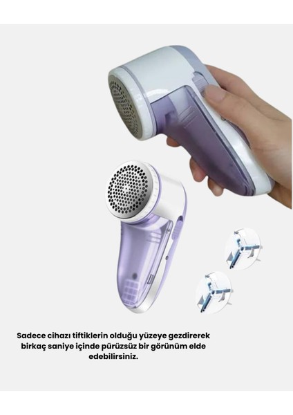 USB Şarjlı Tiftik Temizleyici – Kolay Temizlenen Hazne ve Bıçak Taşınabilir - N453J793-M974 modelleri