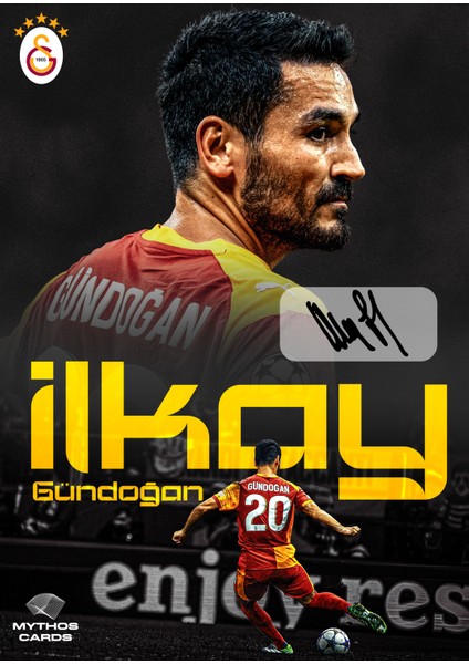 Galatasaray - Ilkay Gündoğan Imzalı Statik Poster