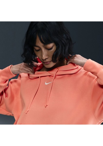 DQ5860 844 Nike Phoenix Fleece Os Po Hoodie Kadın Sweatshirt fırsatları