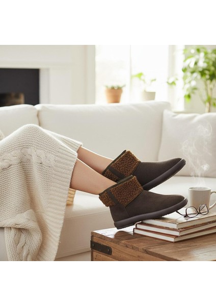 616 Günlük Kadın Bot Süet Içi Kürklü Yüksek Kalın Taban Kışlık Bot indirimleri