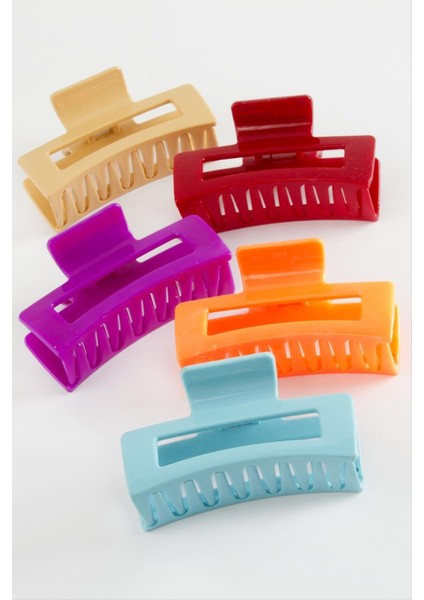 Dikdörtgen Renkli Mandal Toka 8 cm