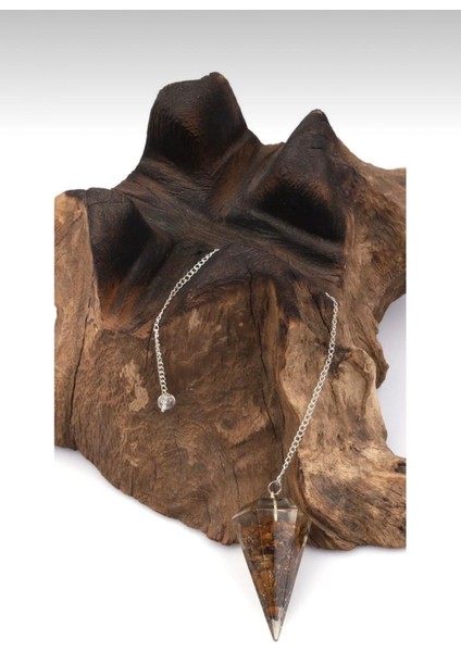 Kaplan Gözü Orgonit Pandül - Doğal Taş Sarkaç