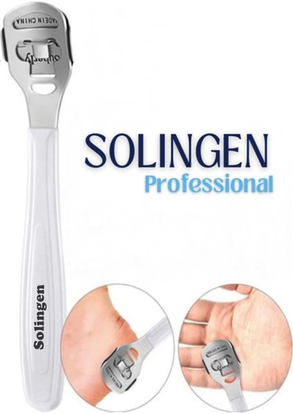 Solingen Ocean Raspa Aleti - Jiletli Ayak Topuk Törpüsü Nasır Temizleyici Solingen Profesyonel