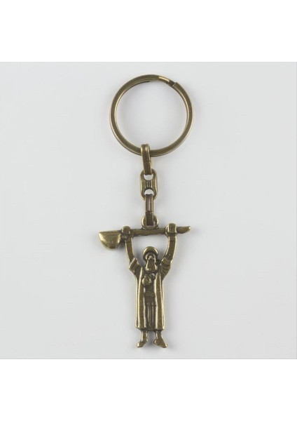 Mevlana Figürlü Metal Anahtarlık