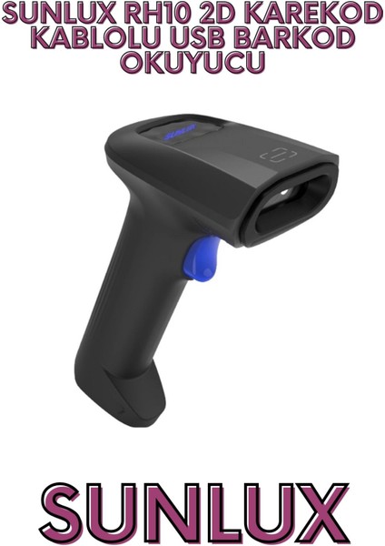 RH10 2d Karekod Kablolu USB Barkod Okuyucu