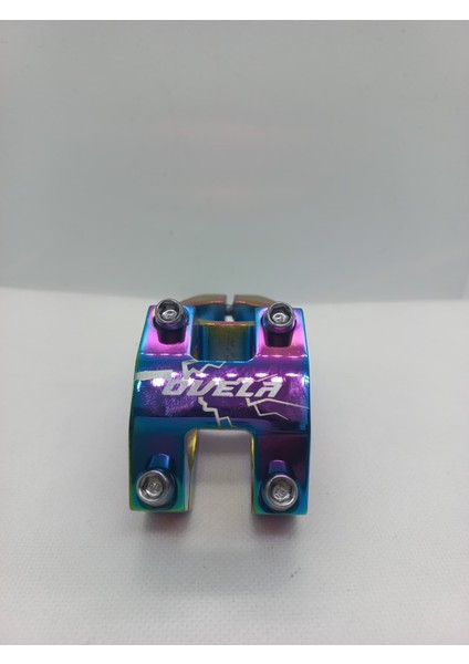 Bisiklet Gidon Boğazı Mtb Bmx Yol Yarış Uyumlu - 31.8mm Alüminyum Güçlü Boğaz Rainbow Renkli modelleri