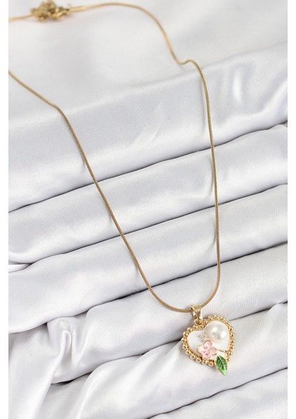 316L Çelik Sanatsal Portre Model Gold Renk Kadın Kolye - TJ-BKO10486 fiyatları