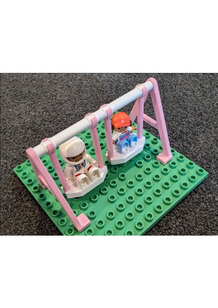 Yapı Blok Uyumlu Salıncak | 3D Yazıcı Üretimi |salıncak 2 Oturaklı