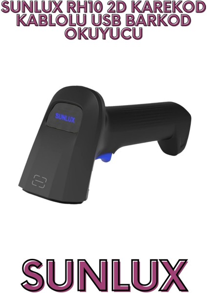 RH10 2d Karekod Kablolu USB Barkod Okuyucu modelleri