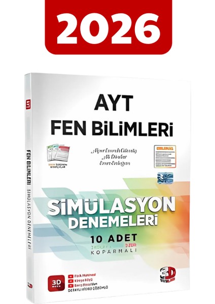2026 3D Ayt Simülasyon Fen Bilimleri