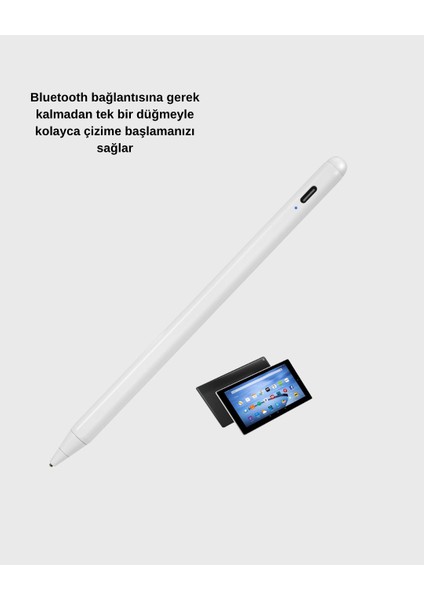 Akıllı Dokunmatik Kalem – Type-C Şarjlı Manyetik Apple Pencil Alternatifi Styl - M687K558-R11 fırsatları