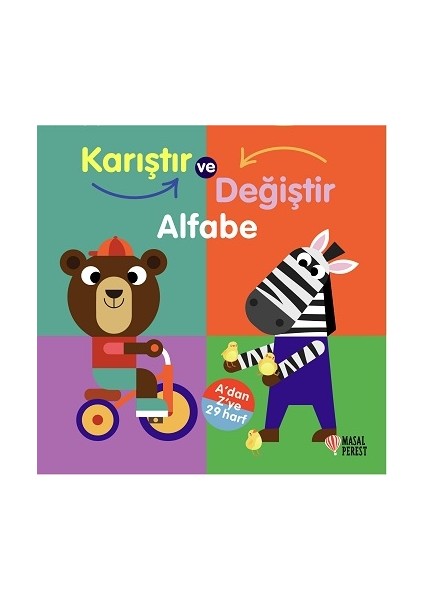 Karıştır ve Değiştir Alfabe (Ciltli)