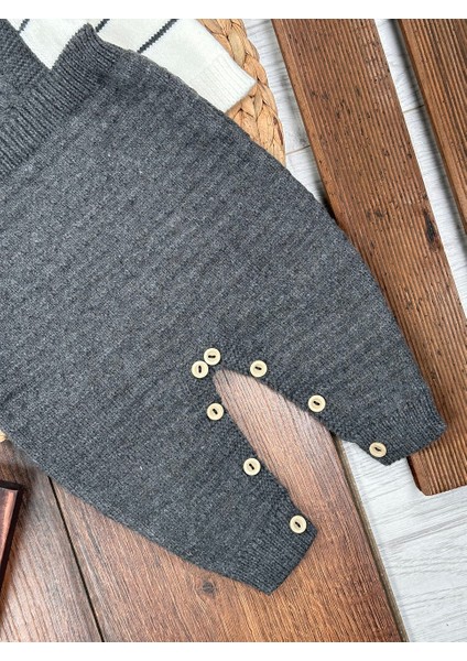 Pamuklu Triko Şapkalı Tulum 2li Erkek Bebek Takım fırsatları