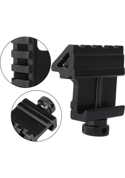 Taktik 45 Derece Açı Ofset Yan Adaptörü Rts 20mm Picatinny Ray