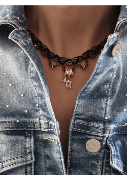 Makrome Bohem Ip Örme Yavru Ağzı El Yapımı Bağlamalı Kolye fiyatları