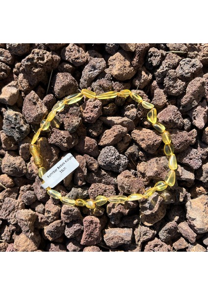 Kehribar Bebek Diş Kolyesi 33 cm TKY0411 fırsatları