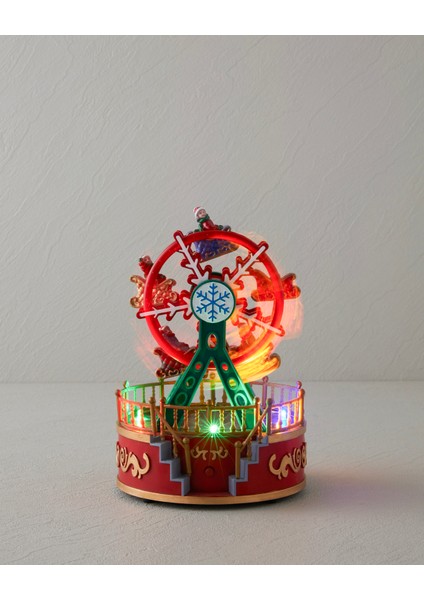 Sky Way Müzik Kutusu 13X13X18.5 cm Kırmızı fırsatları