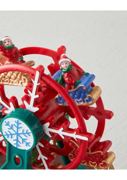 Sky Way Müzik Kutusu 13X13X18.5 cm Kırmızı