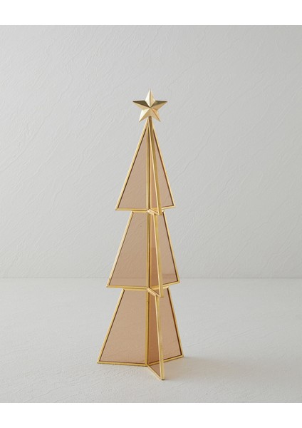 Asya Metal Dekoratif Obje 30,5 cm Gold