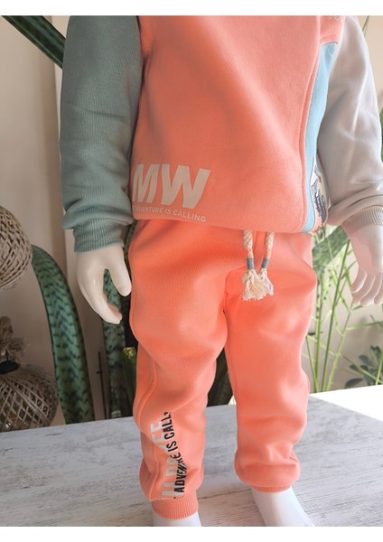 Erkek Kız Çocuk Alt Üst Takım Unisex Uzun Kollu Eşofman Rahat Spor Şık Modern Tasarım Ribanalı fırsatları