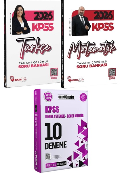 2026 Kpss Türkçe Matematik Tamamı Çözümlü Soru Bankası - 2026 Kpss Ortaöğretim Çözümlü 10 Deneme
