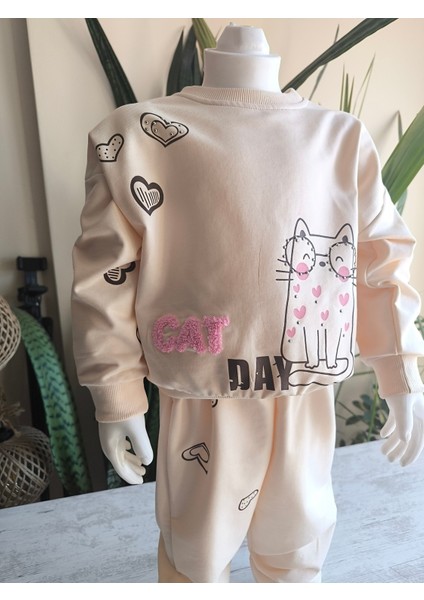 Kız Çocuk Alt Üst Takım Uzun Kollu Eşofman Rahat Şık Modern Tasarım modelleri