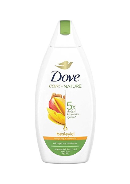 4 Adet Dove Duş Jeli Mango Yağı & Badem Özü 450 ml